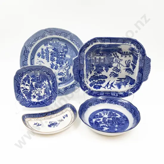 Assorted Blue & White China (5)