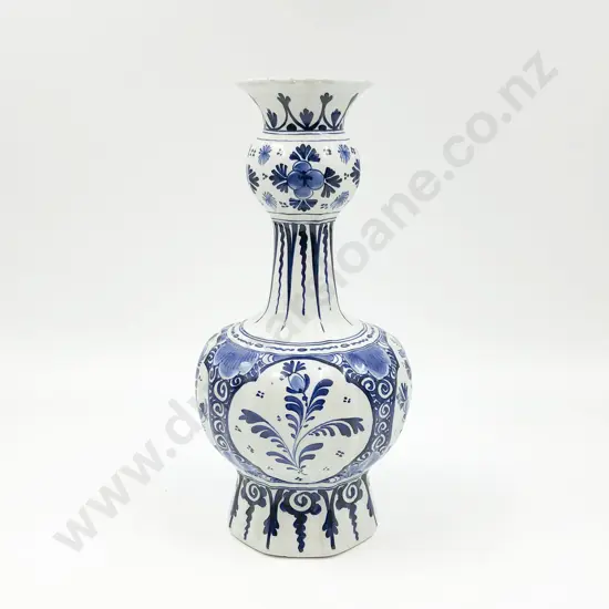 Blue & White Delft Vase