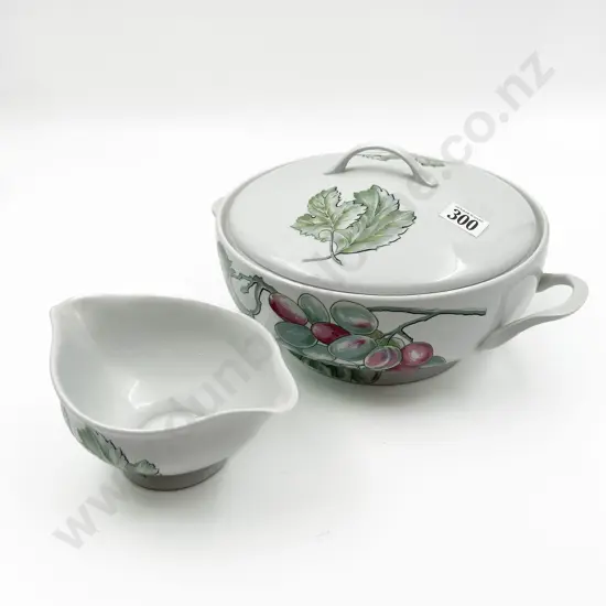 Patrick Frey Limoges Tureen and Sauce Boat