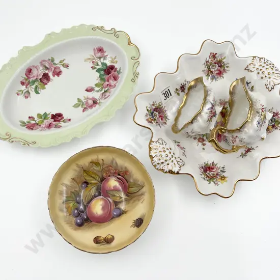 Small Qty of Assorted Fancy China Incl. Royal Albert and Hammersley
