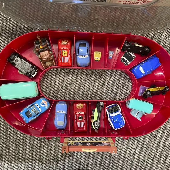 "Cars" Display Box With Assorted Toy Cars