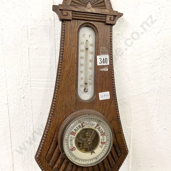 Oak Cased Barometer