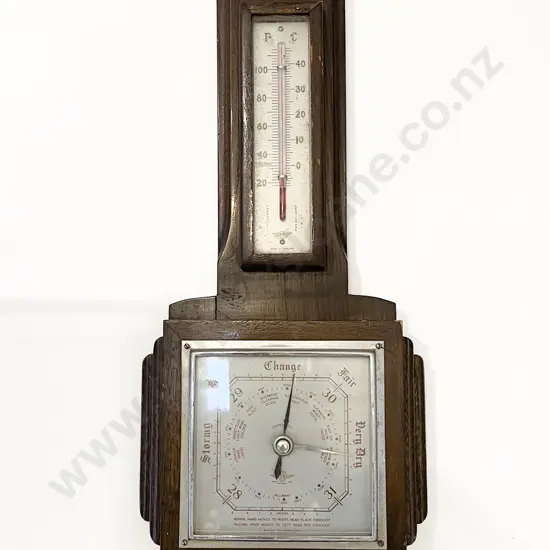 Oak Cased Barometer