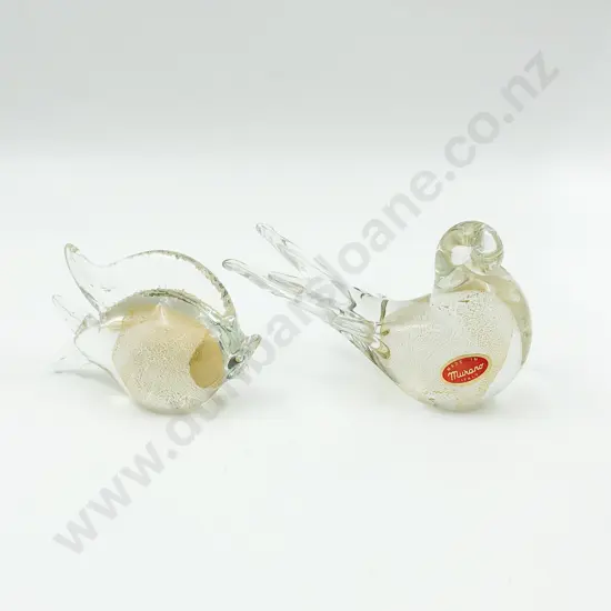 Murano Bird and Fish Ornaments