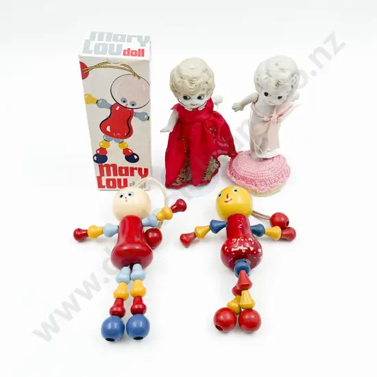 Two Mary Lou Dolls and Two Other