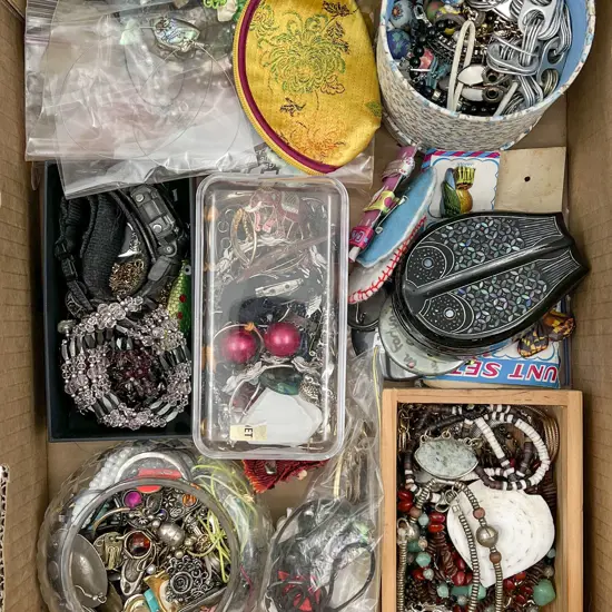 Box of Assorted Costume Jewellery