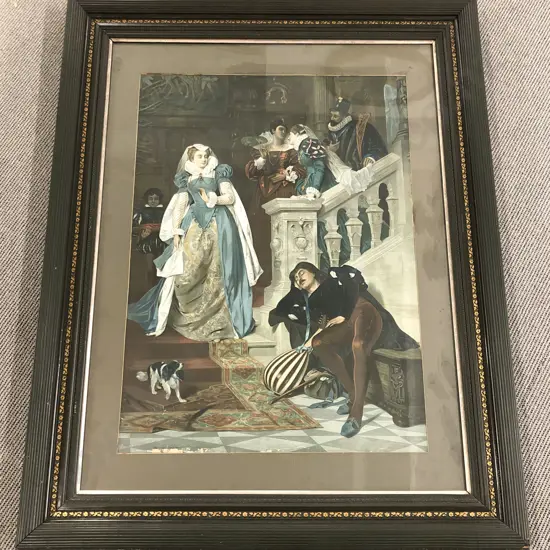 Large Framed Pears Print