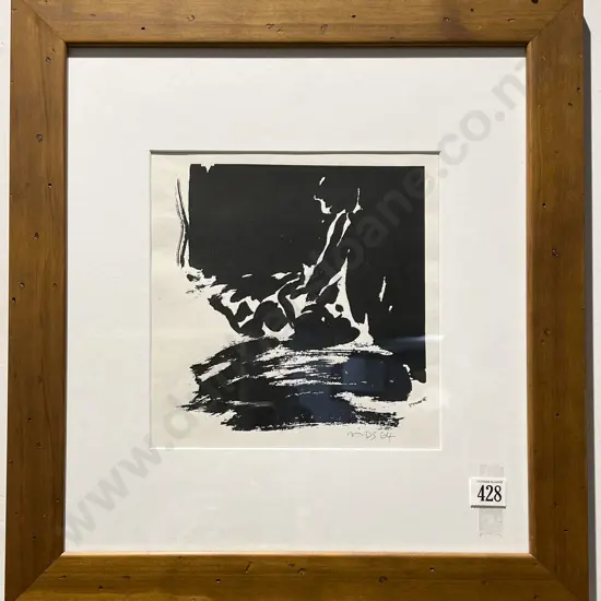 Michael Smither "Girl Feeding Swans" Signed Screen Print