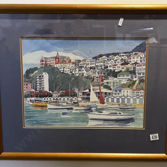 W.A McCormack - Oriental Bay Print