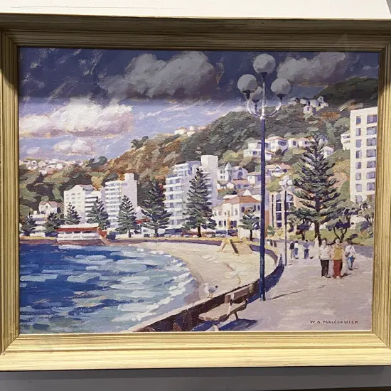 W.A McCormack Oriental Bay Print
