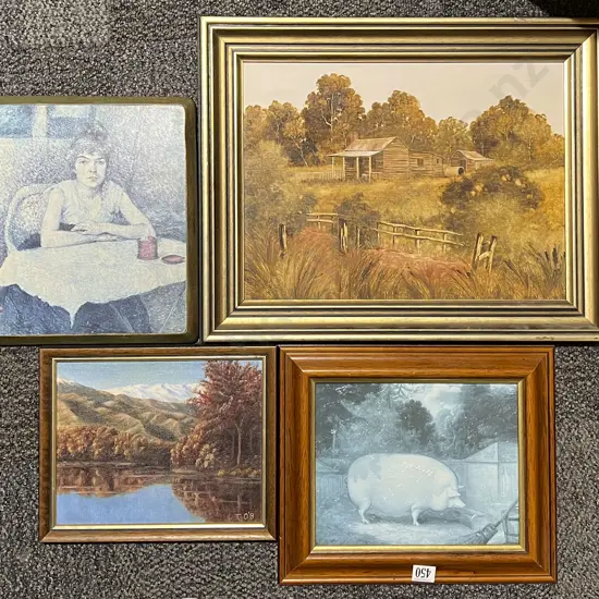 Four Assorted Prints and Originals