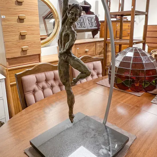 Leigh Brewer (1933-2013) - Bronze Sculpture of Male Ballet Dancer