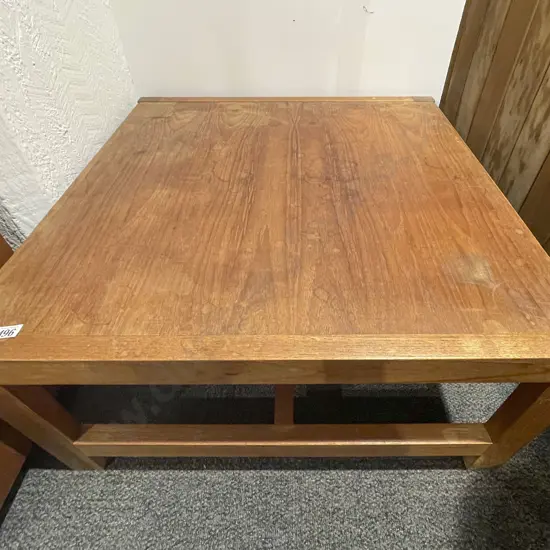 Square Wooden Coffee Table