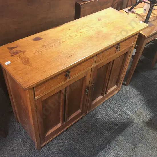 Oak Sideboard of Neat Proportions