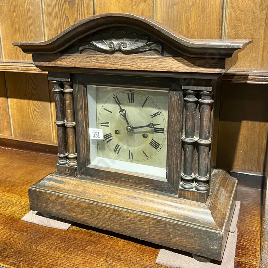 Oak Mantel Clock