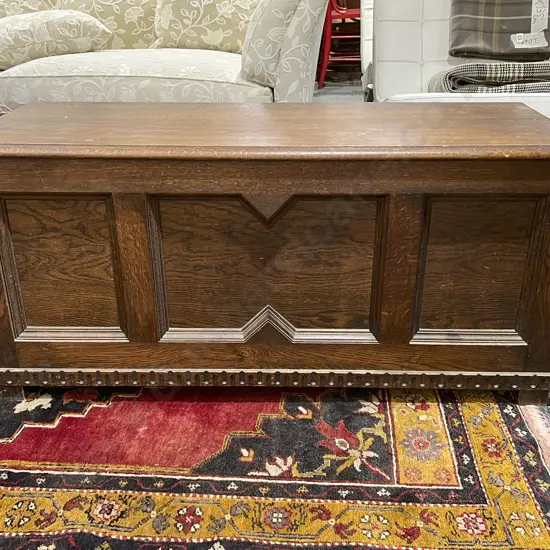 Oak Blanket Box
