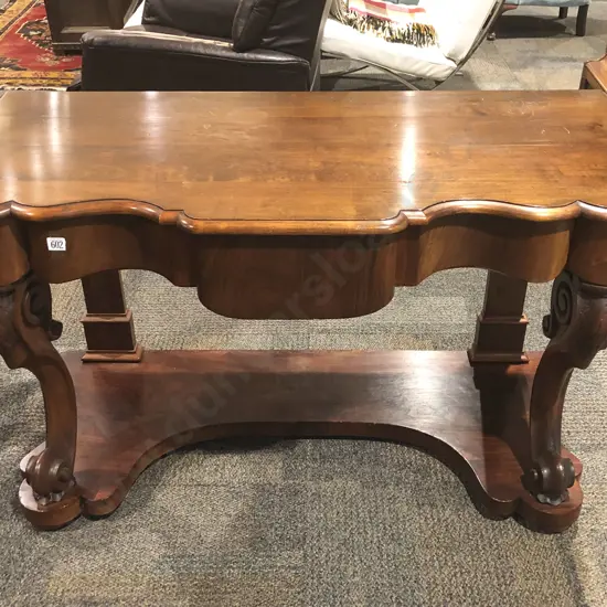 Mahogany Console Table