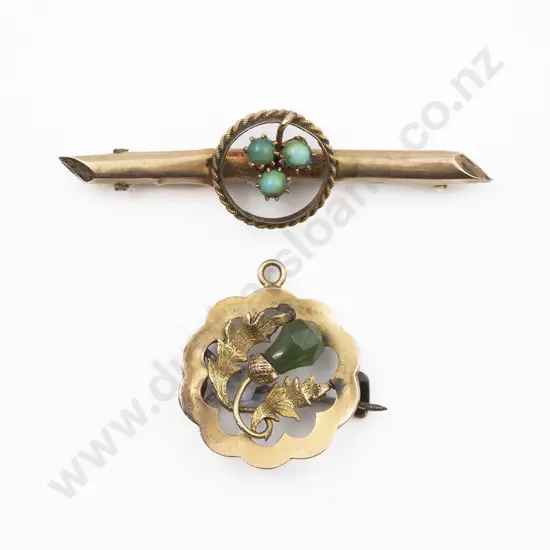 9ct Bar Brooch