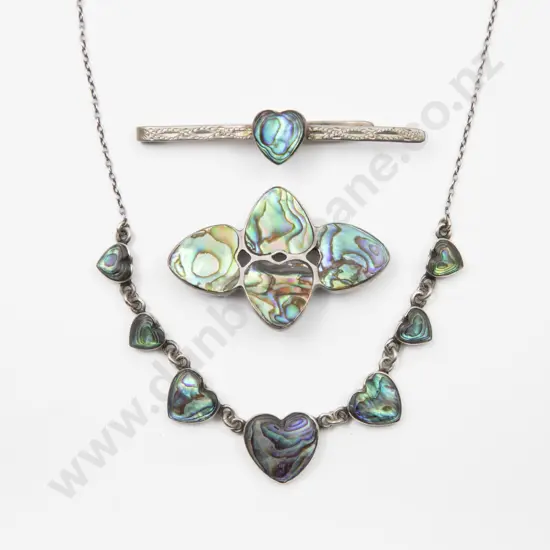 S/S and Paua Necklet