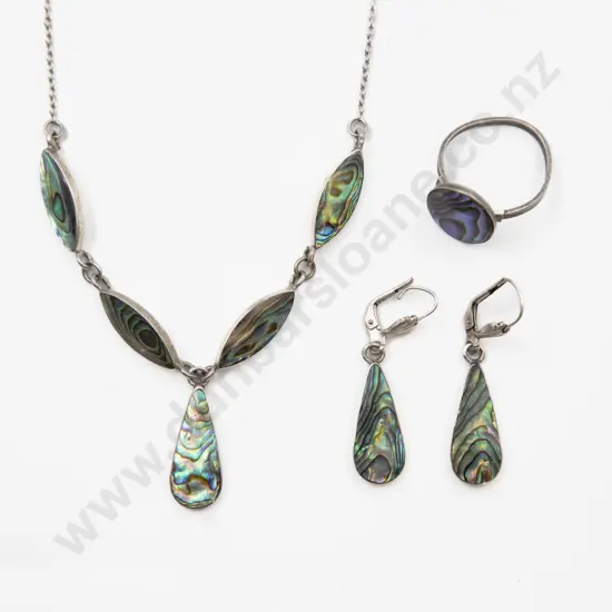 S/S and Paua Necklet