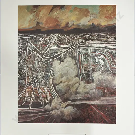 Robert Ellis 'Metropolitan Landscape' Reproduction Print
