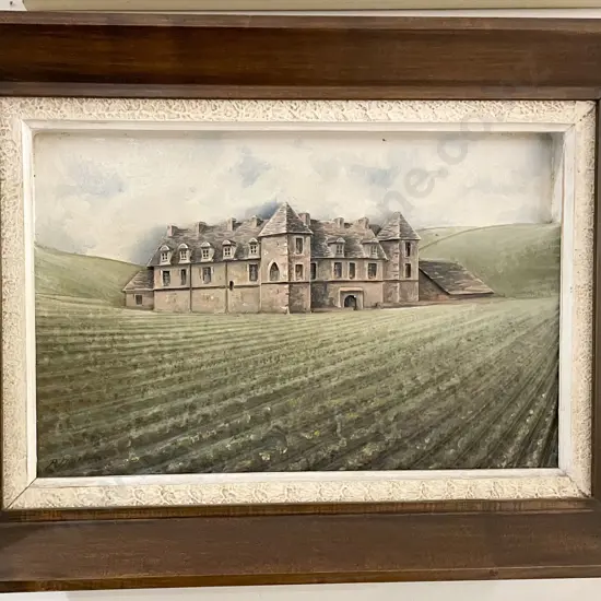 Mixed Media 3D Manor Scene