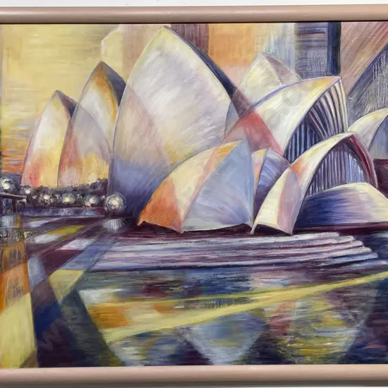 Edda Vivanti - "Sails With A Difference" - Oil on Board