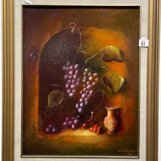 S Cosgrove - Still Life with Grapes