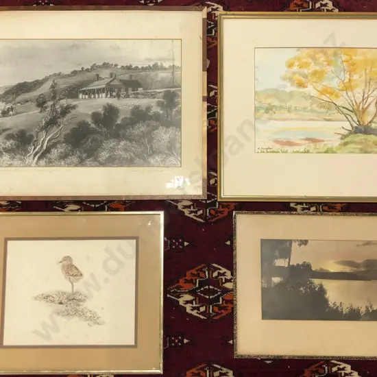 Four Framed Prints and Originals