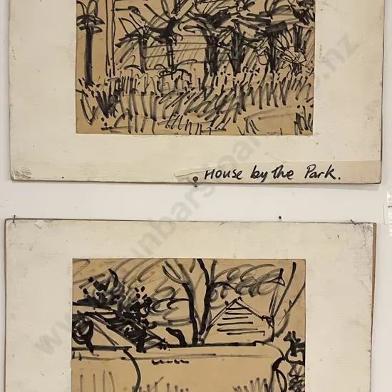 Two Felt on Paper Works Possibly T.A. McCormack