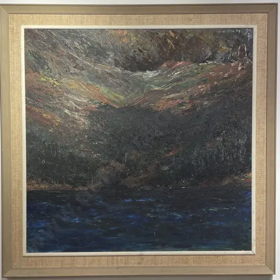 Abstract Oil Work On Board