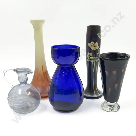 Qty of Assorted Art Glass (5)