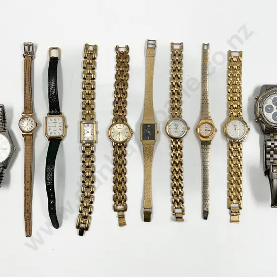 Ten Various Gents and Ladies Wrist Watches