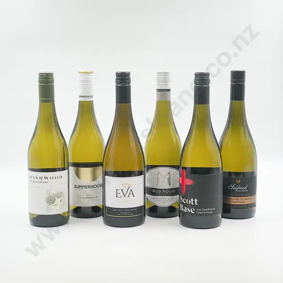 Two Bottles of Assorted NZ Sauvignon Blanc & Four Chardonnay