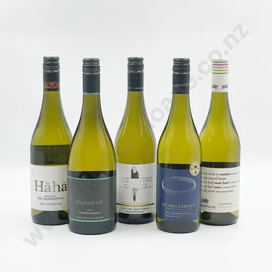 Six Bottles of Assorted NZ Chardonnay