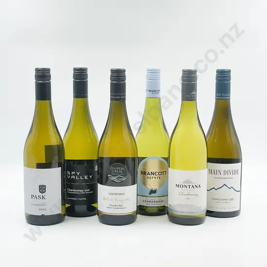 Six Bottles of Assorted NZ Chardonnay