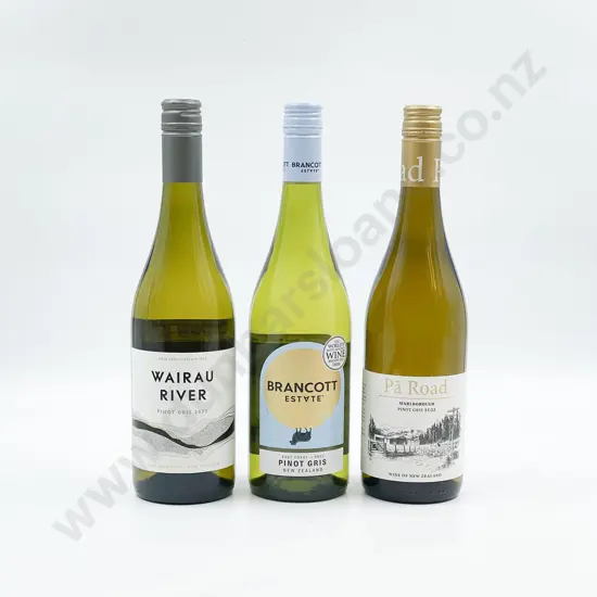 Six Bottles of Assorted NZ Pinot Gris