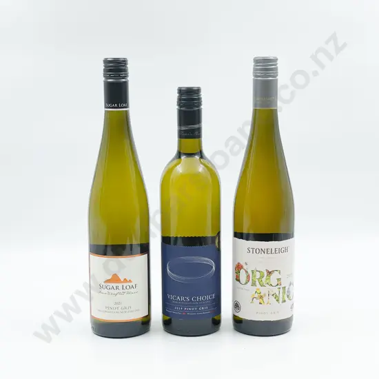 Six Bottles of Assorted NZ Pinot Gris