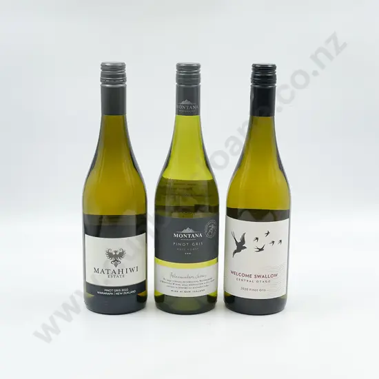 Six Bottles of Assorted NZ Pinot Gris