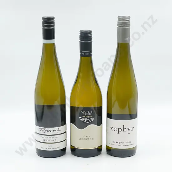 Six Bottles of Assorted NZ Pinot Gris