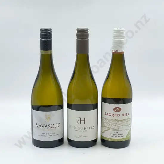 Six Bottles of Assorted NZ Pinot Gris
