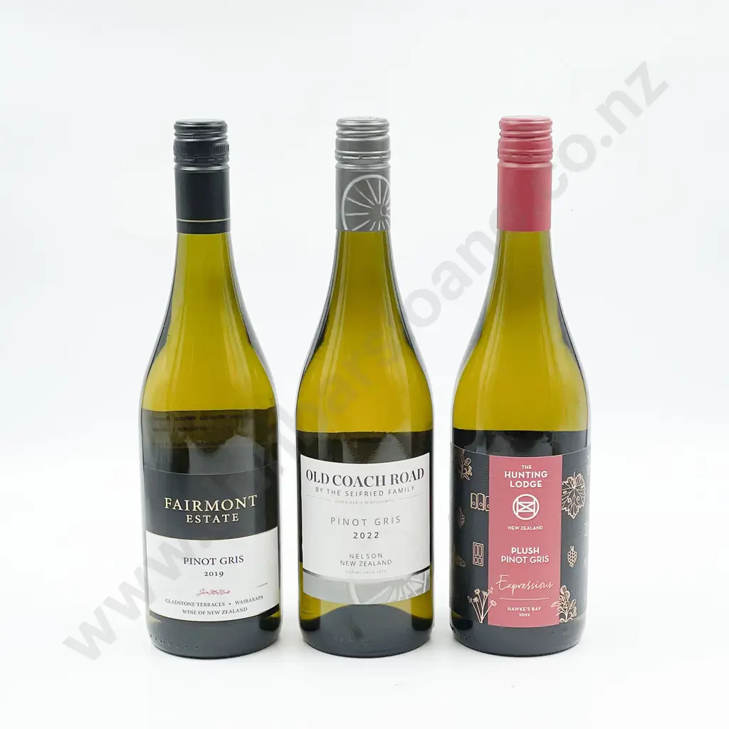 Seven Bottles of Assorted NZ Pinot Gris Image 1++