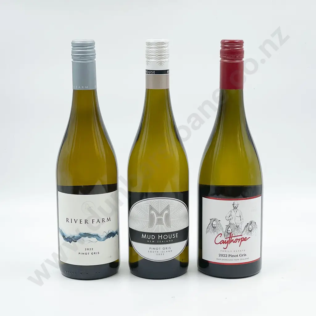 Six Bottles of Assorted NZ Pinot Gris Image 1++