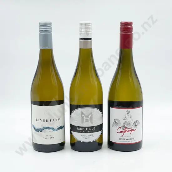 Six Bottles of Assorted NZ Pinot Gris