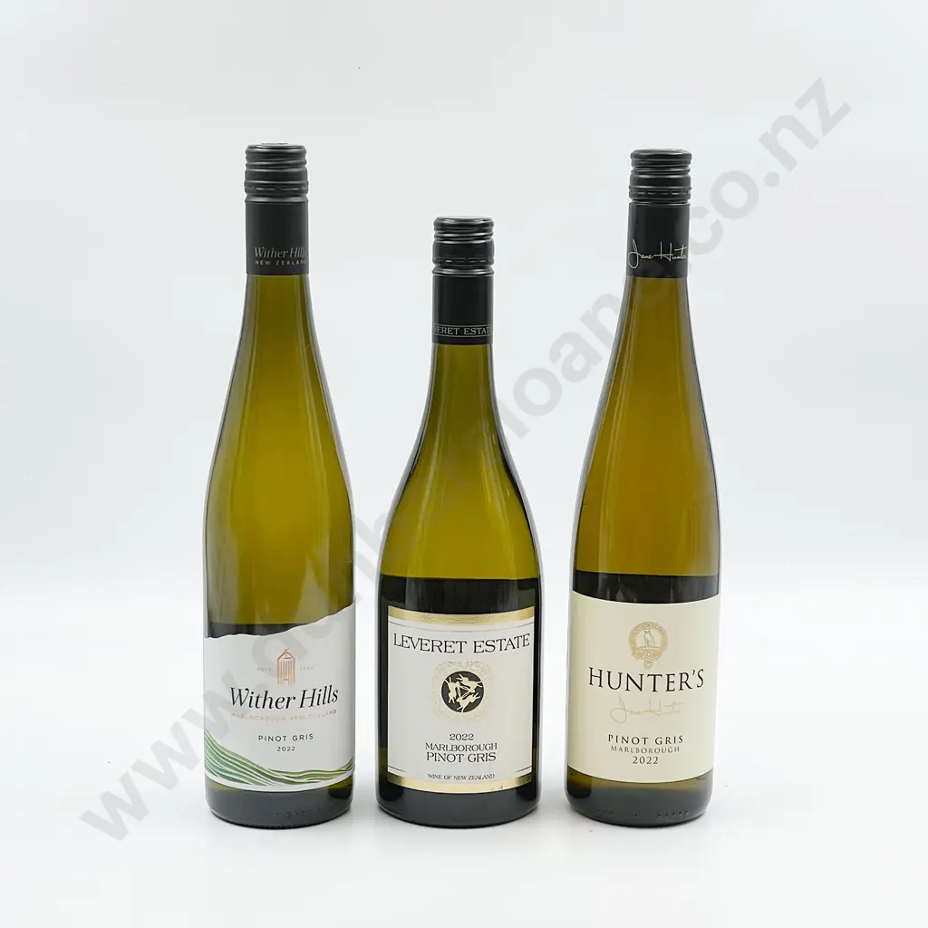 Six Bottles of Assorted NZ Pinot Gris Image 1++