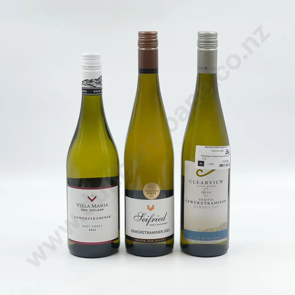 Six Bottles of Assorted NZ Gewurztraminer Image 1++