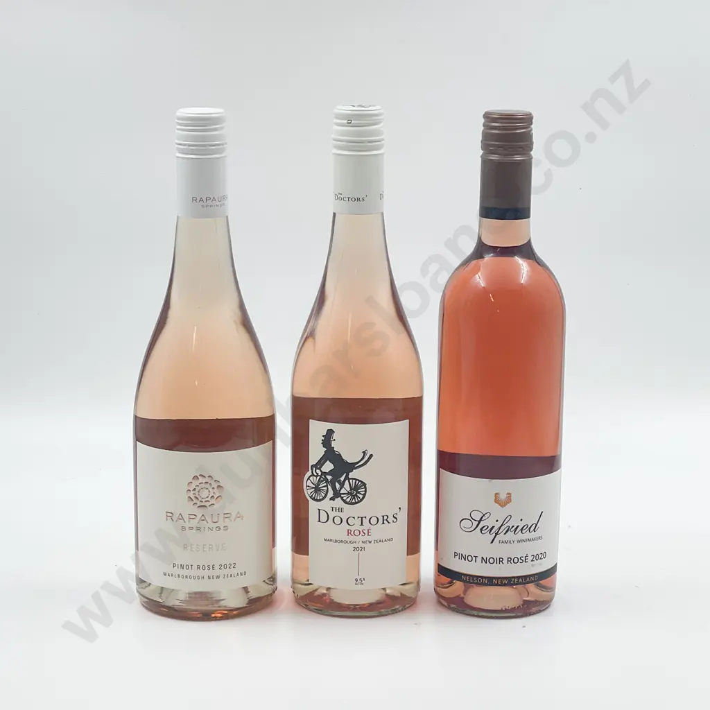 Six Bottles of Assorted NZ Rosé Image 1++