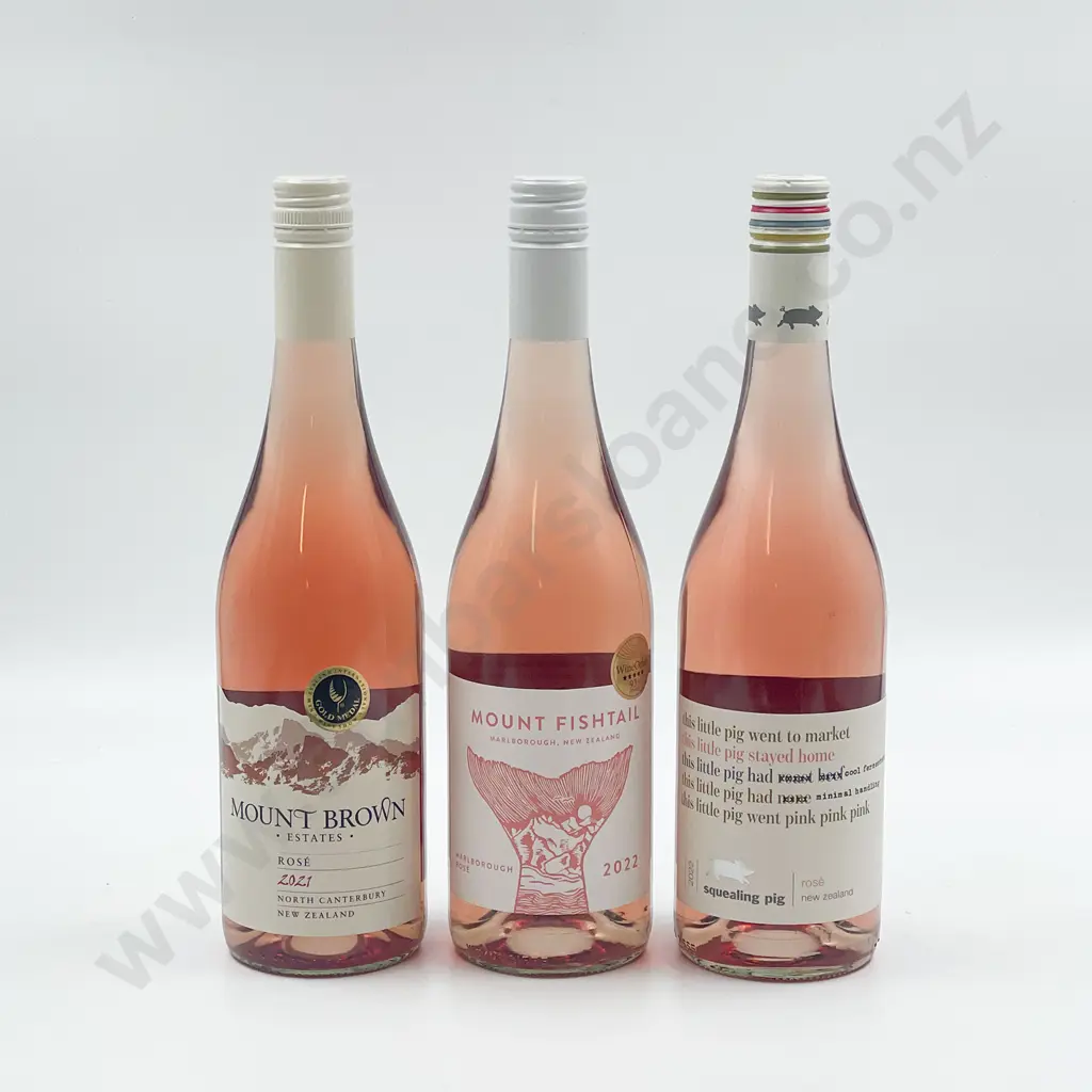 Six Bottles of Assorted NZ Rosé Image 1++