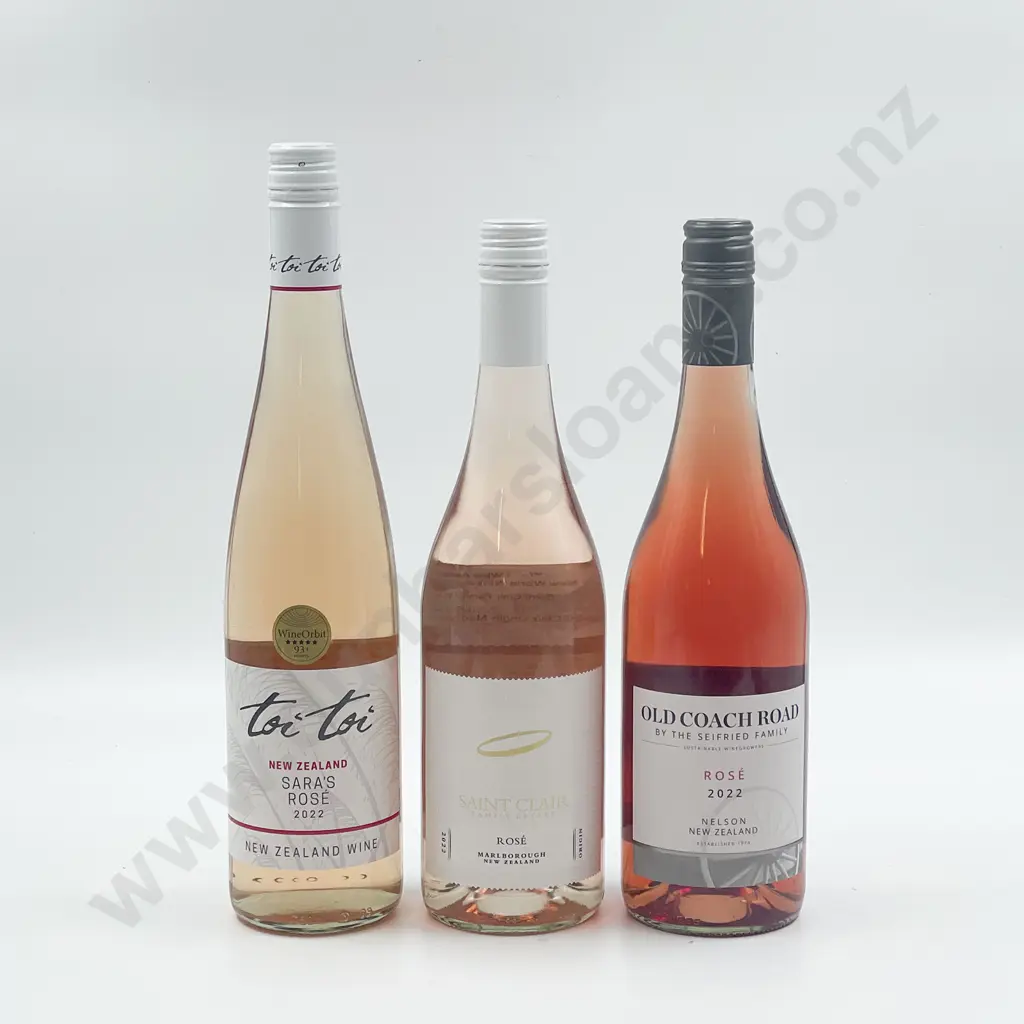 Six Bottles of Assorted NZ Rosé Image 1++