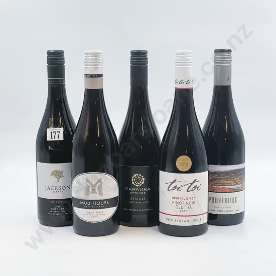 Six Bottles of Assorted NZ Pinot Noir